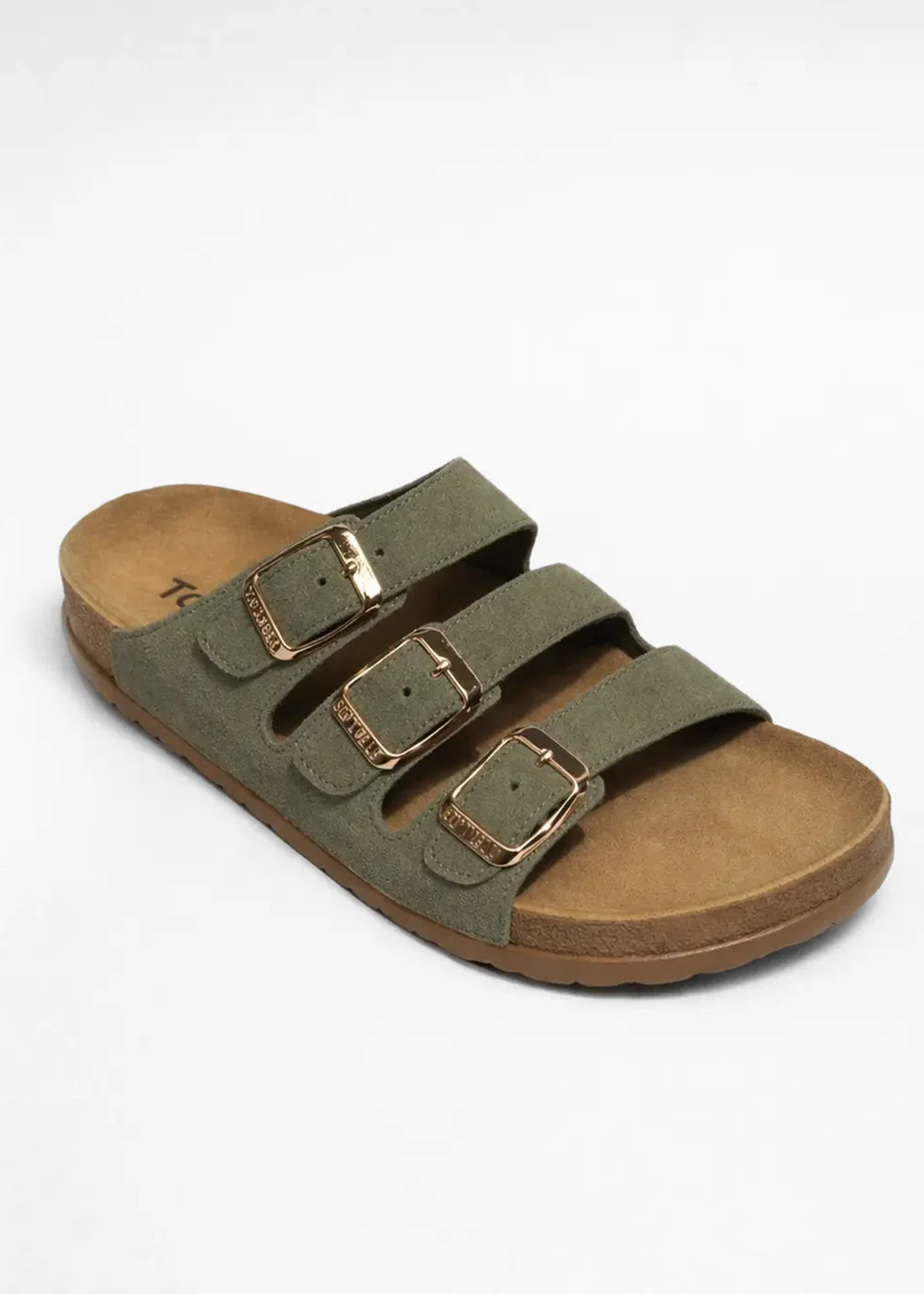 Sandales Cuir Daim